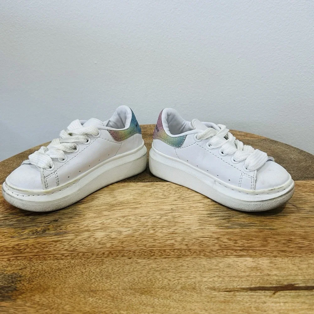 Alexander McQueen Toddler sneakers Shoes EU 25 US 8.5 White Rainbow Chunky